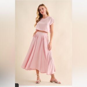 set of skirt and sleeveless top, NEW